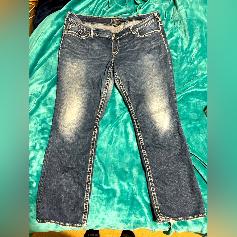 Silver Suki Jeans